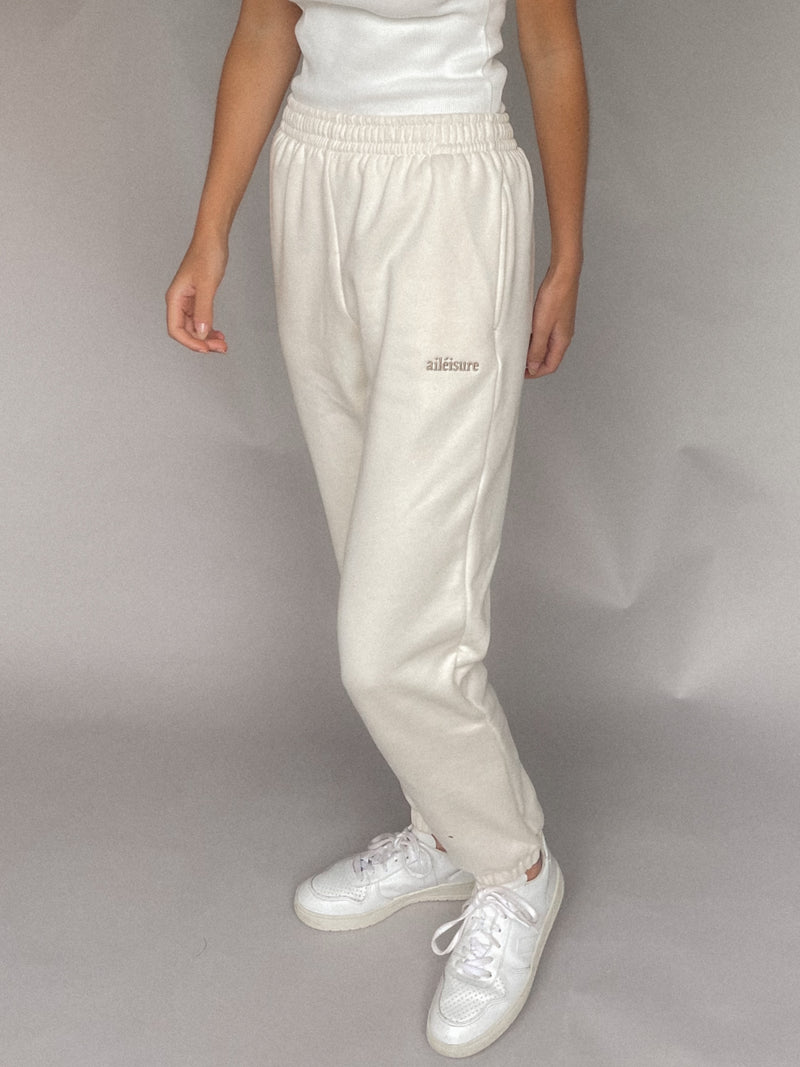 Lounger Trackpant - Cream