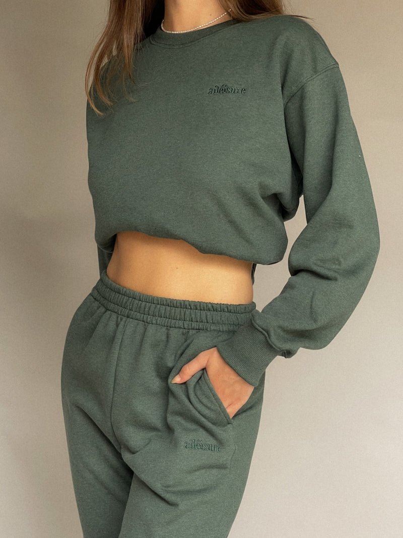 Lounger Trackpant - Pine Green